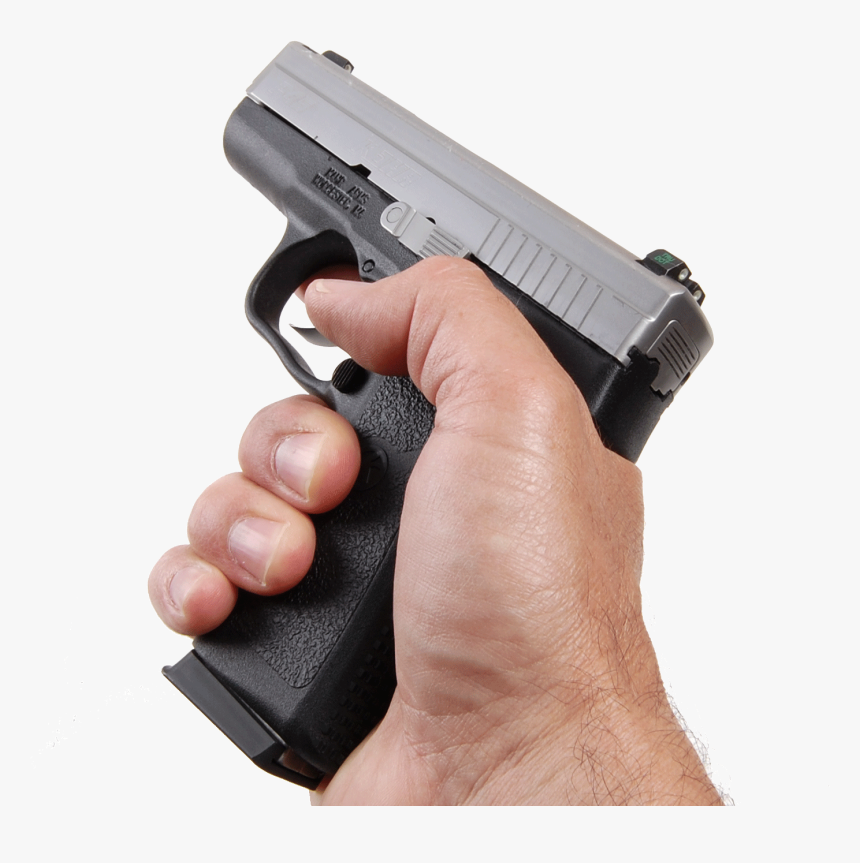 Handgun Transparent Editing - Arm Holding Gun Transparent, HD Png Download, Free Download