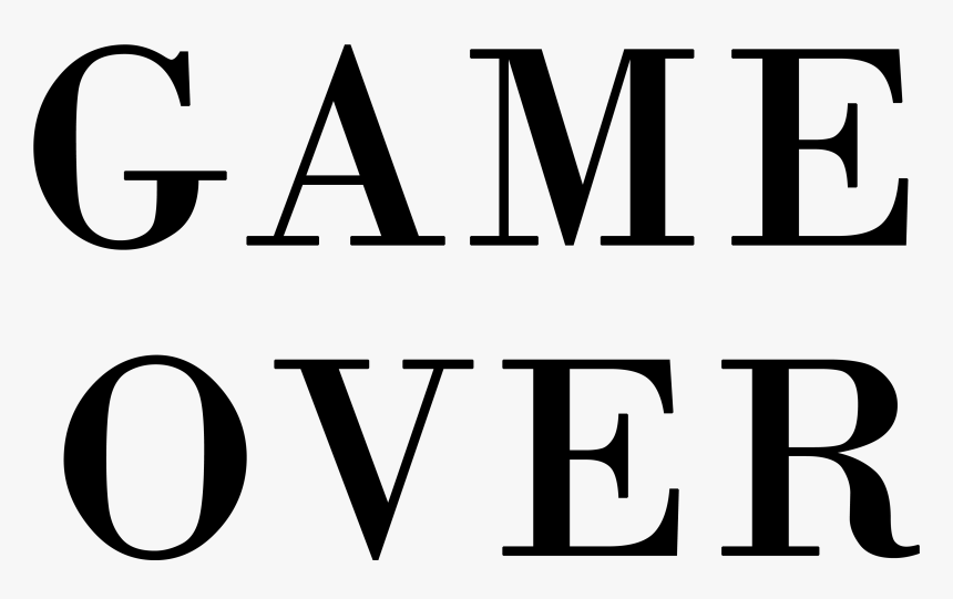 Game Over Png - Forlag, Transparent Png, Free Download