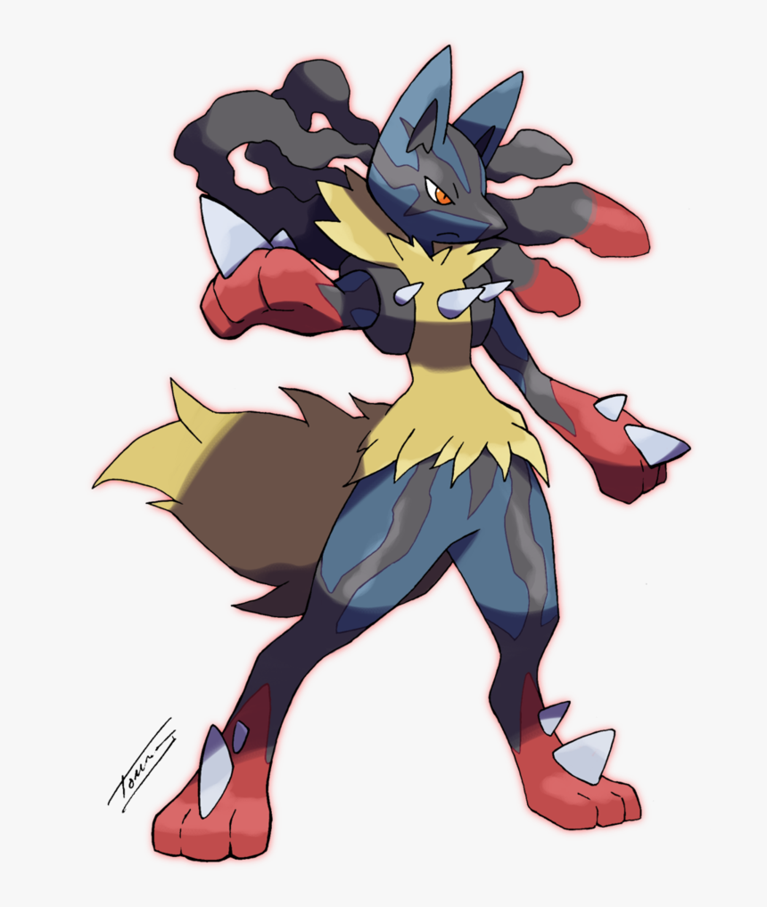 Auraoa Using The Rinnegan - Mega Lucario, HD Png Download, Free Download
