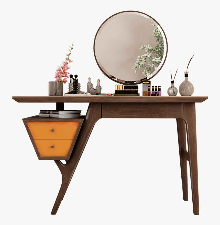 Nordic Style Dressing Table Desk One Small Apartment - Sofa Tables, HD Png Download, Free Download