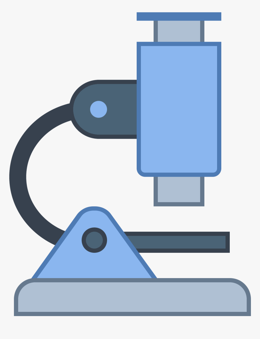 The Icon Is Depicting A Microscope - Microscope Clipart Png, Transparent Png, Free Download