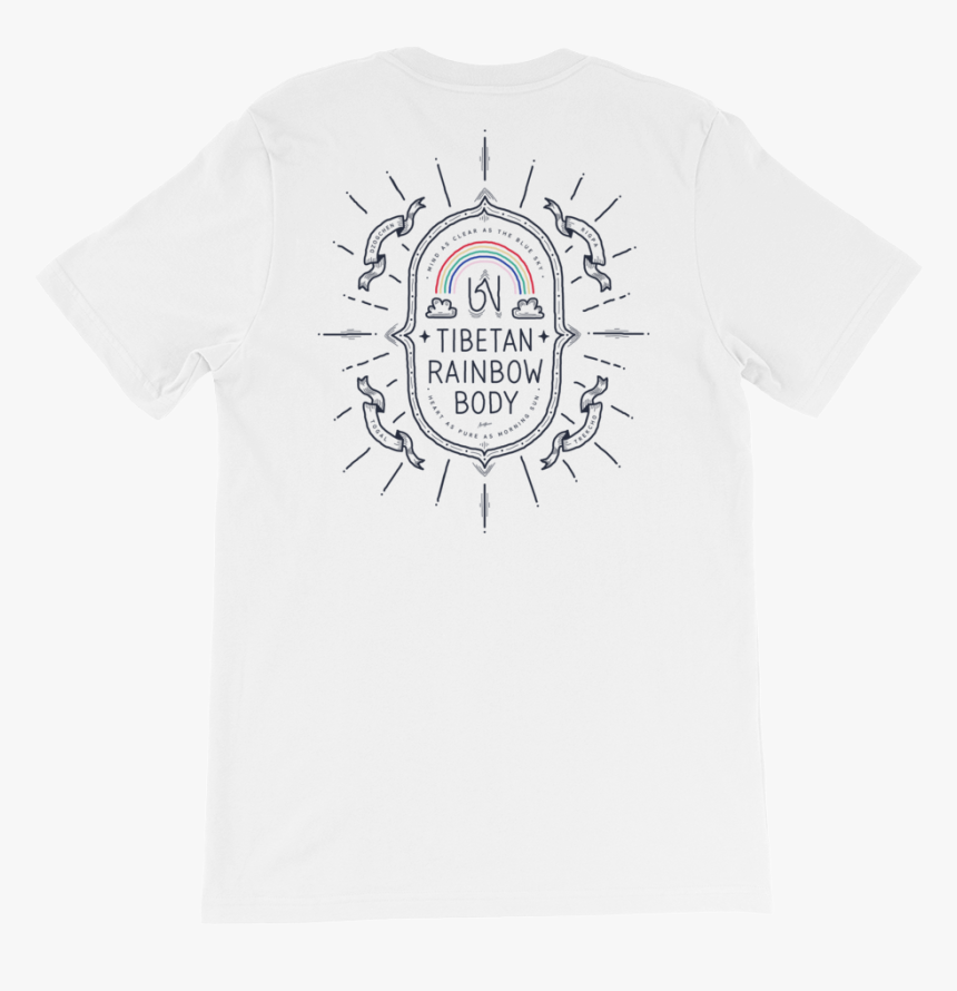 Tibetan Rainbow Body Hand Drawn Art T Shirt - T-shirt, HD Png Download, Free Download