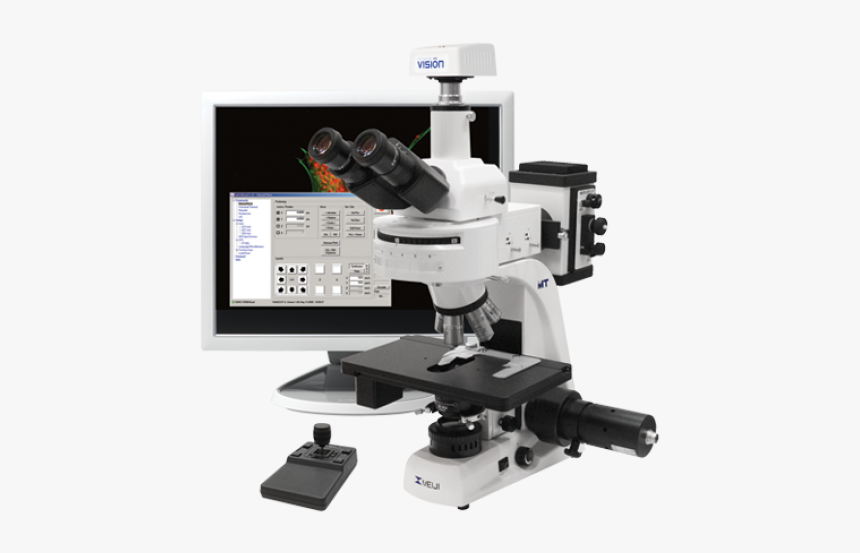 Mt6300clm Motorized Fluorescence Microscope - Флуоресцентный Микроскоп Цена, HD Png Download, Free Download