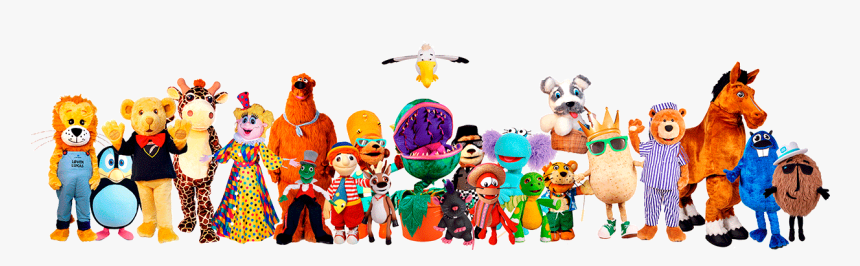 Puppet Group Shot - Plush, HD Png Download, Free Download