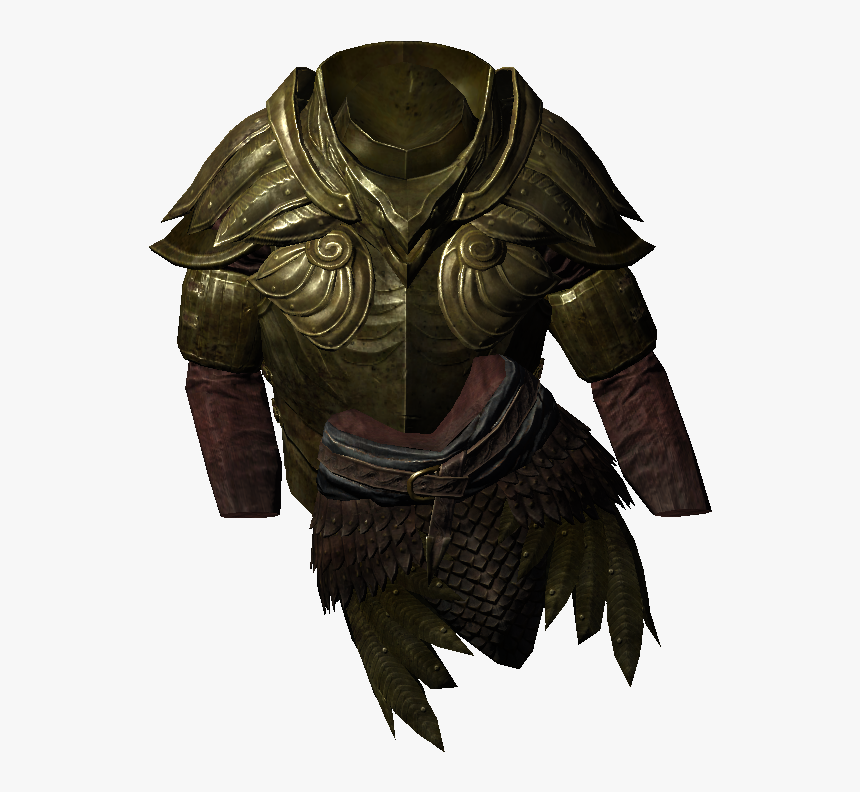 Character,orc,costume - Elven Chest Armor Skyrim, HD Png Download, Free Download