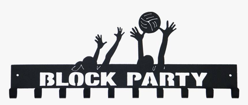 Volleyball Party Locken Coaching - Blocking Volleyball Clip Art, HD Png Dow...