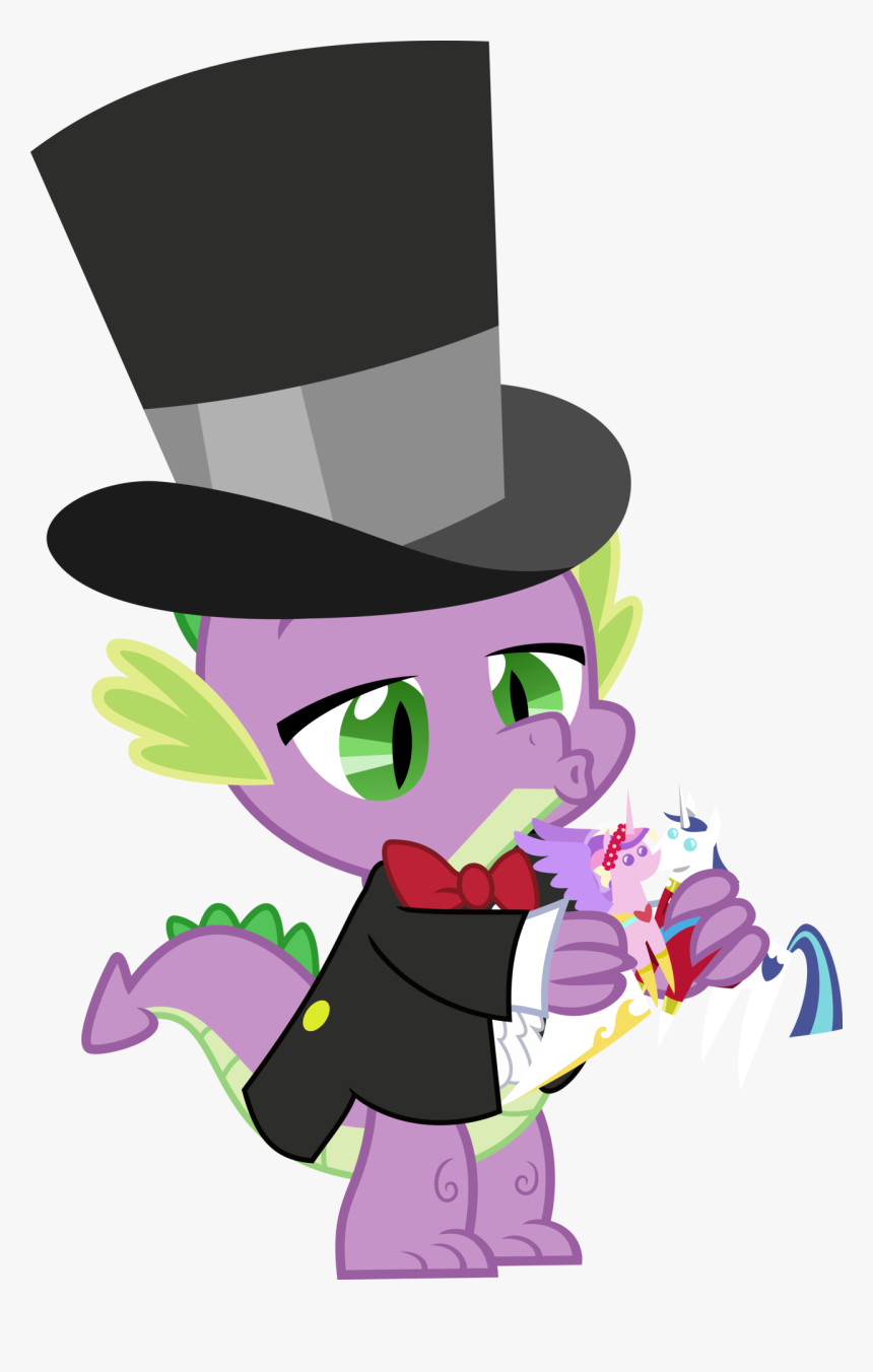 Spike Rarity Wedding Cake Topper Clip Art - Spike With Ring My Little Pony, HD Png Download, Free Download