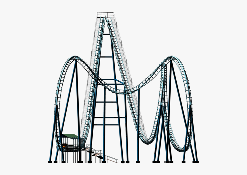 Amusement Ride,amusement Park,roller Structure - Roller Coaster Clipart Png, Transparent Png, Free Download