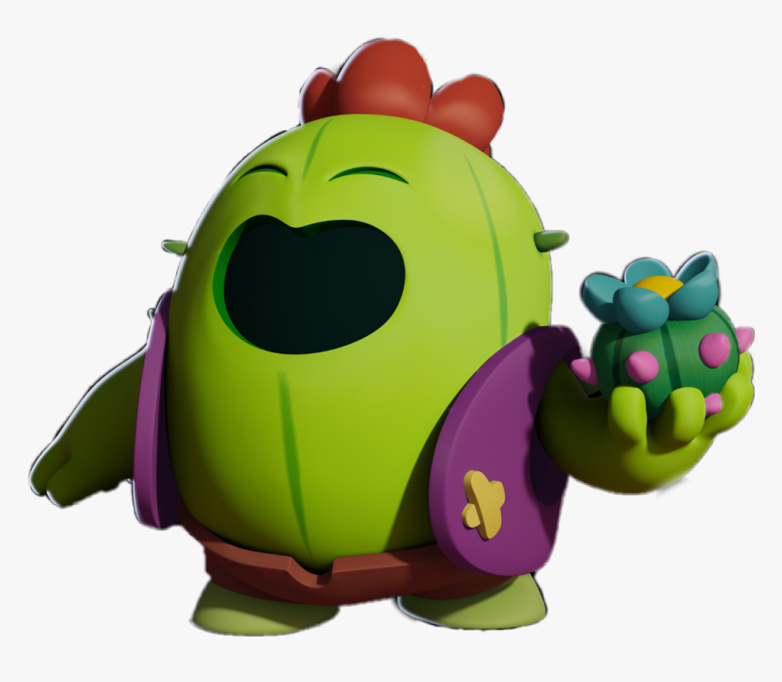 spike #brawlstars - Brawl Stars Spike Stickers, HD Png Download