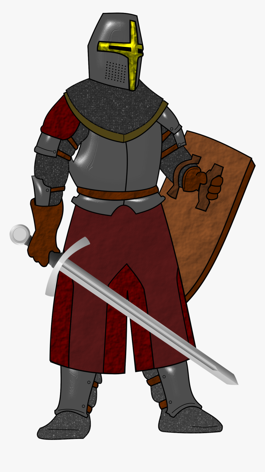 Knight,armour,fictional Character - Рыцарь Картинки В Средние Века, HD Png Download, Free Download