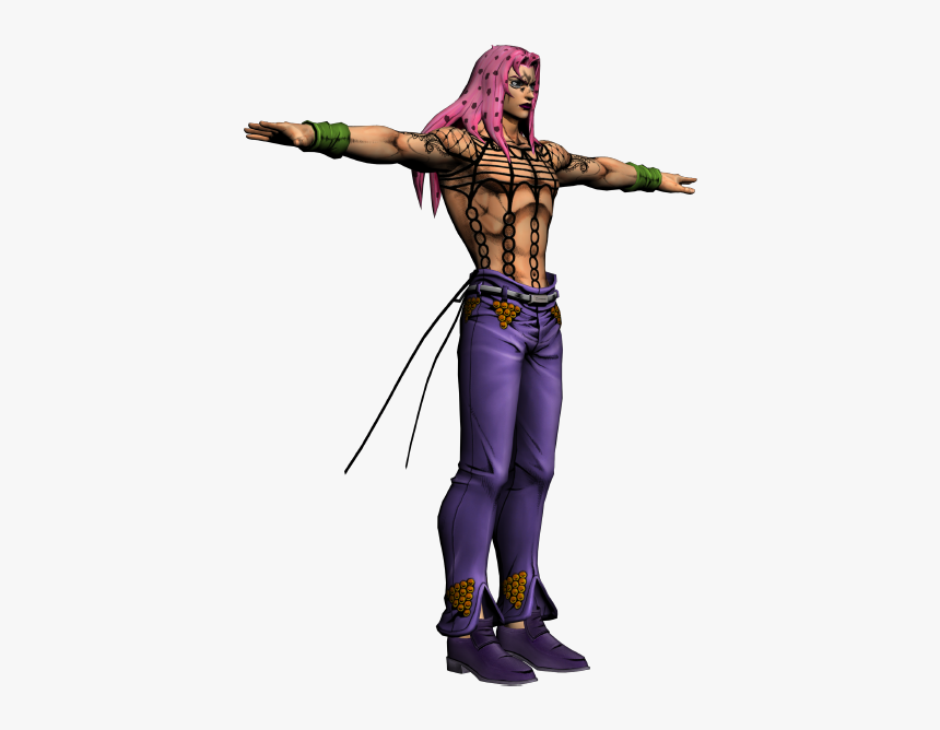 Download Zip Archive - T Posing Jojo Character, HD Png Download, Free Download