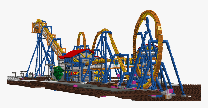 Iodbov1 - Roller Coaster Diorama, HD Png Download, Free Download