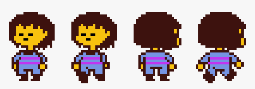 Frisk Undertale Sprite Gif, HD Png Download, Free Download