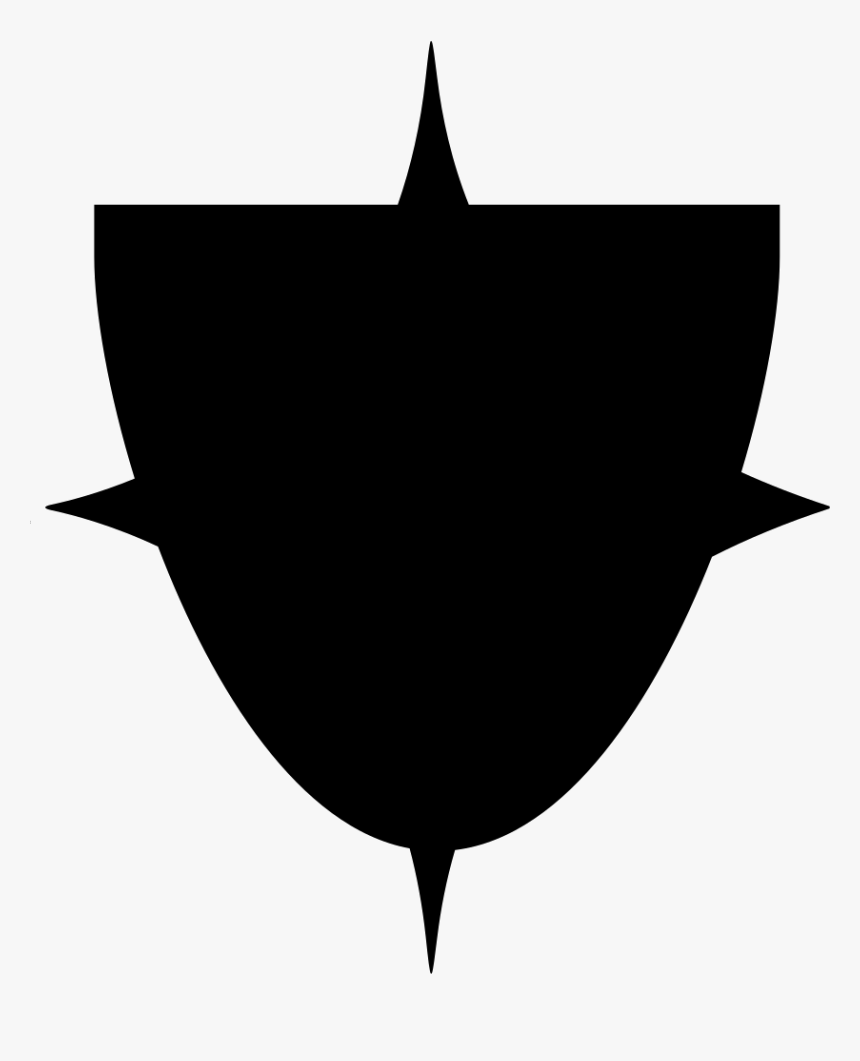 Shield With Four Spikes, HD Png Download, Free Download