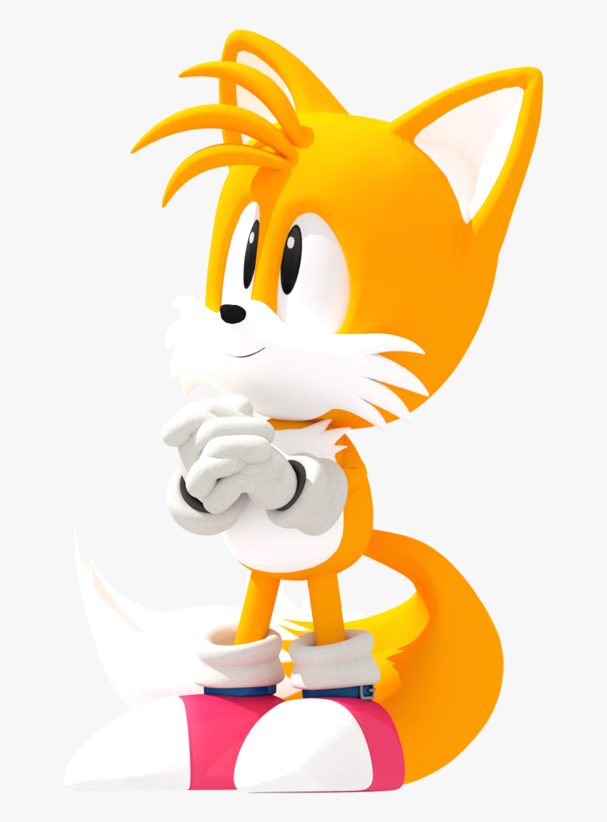 Cute Classic Tails Render By Matiprower Clipart , Png - Classic Tails The Fox, Transparent Png, Free Download
