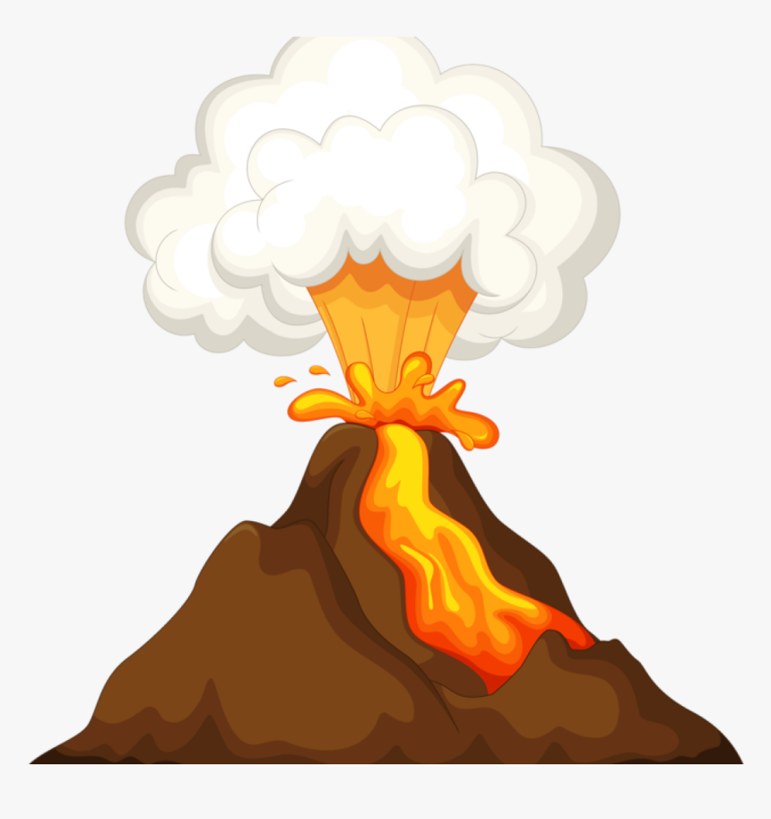 Lava Clipart Preparedness - Transparent Background Volcano Clipart, HD Png Download, Free Download