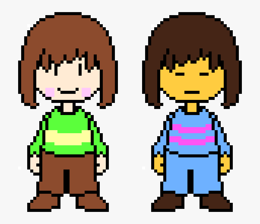Undertale Chara And Frisk - Underswap Chara And Frisk, HD Png Download, Free Download