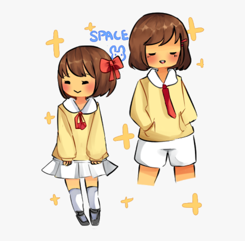 Pale 1 Undertale Clothing Child Yellow Facial Expression - Frisk Is A Boy Or A Girl, HD Png Download, Free Download