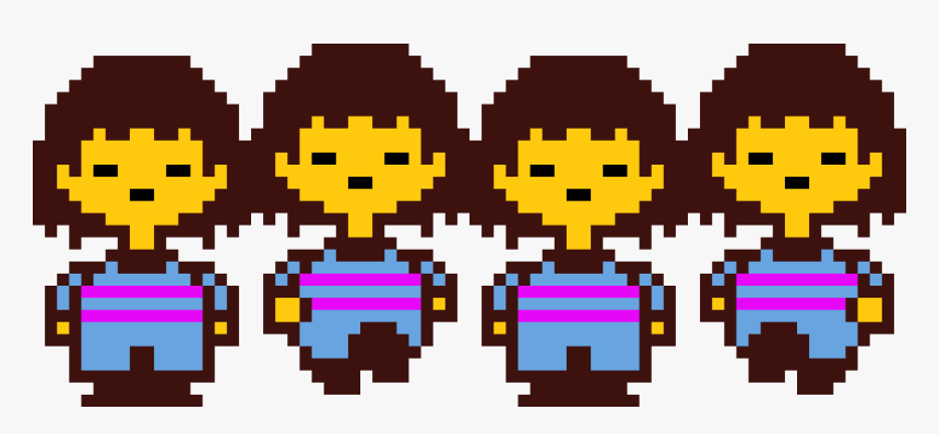 Undertale Frisk Sprite Hd Png Download Kindpng