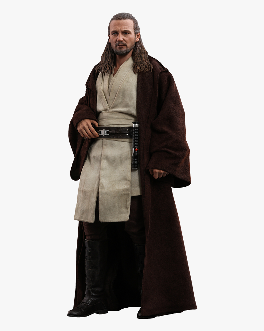 Character - Hot Toys Qui Gon Jinn, HD Png Download - kindpng.