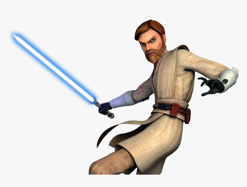 Obi Wan Cut Out By Tiffanyetch A Sketch - Star Wars The Clone Wars Obi Wan Png, Transparent Png, Free Download