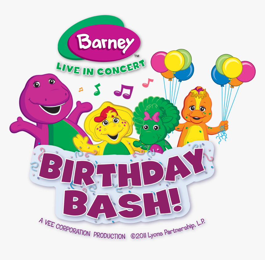 Barney Logo Png - Barney Live In Concert Birthday Bash Barney, Transparent ...
