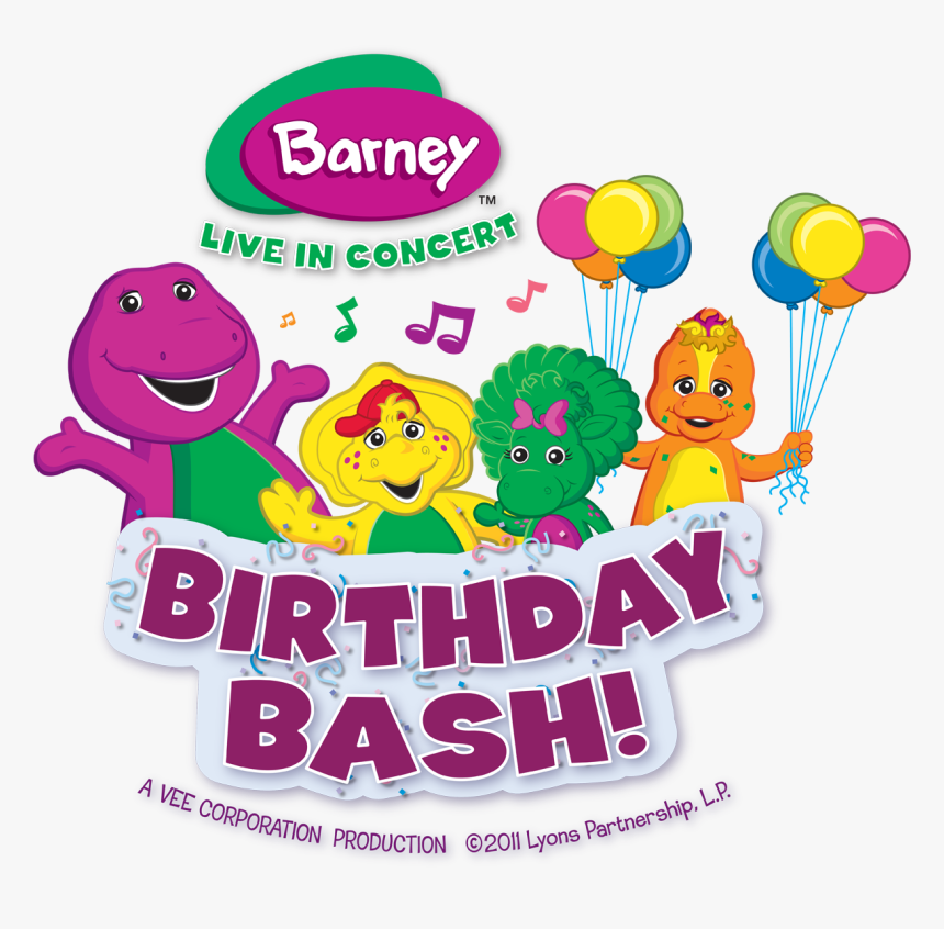 Barney Logo Png - Barney Live In Concert Birthday Bash Barney, Transparent Png, Free Download