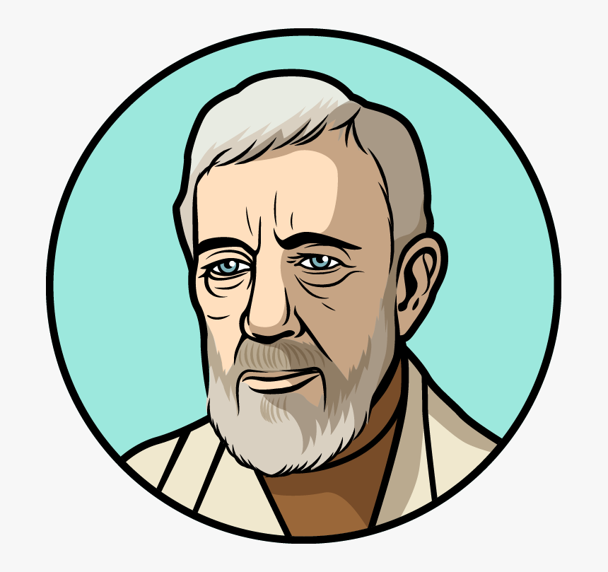 Drawing Of Obi Wan, HD Png Download, Free Download