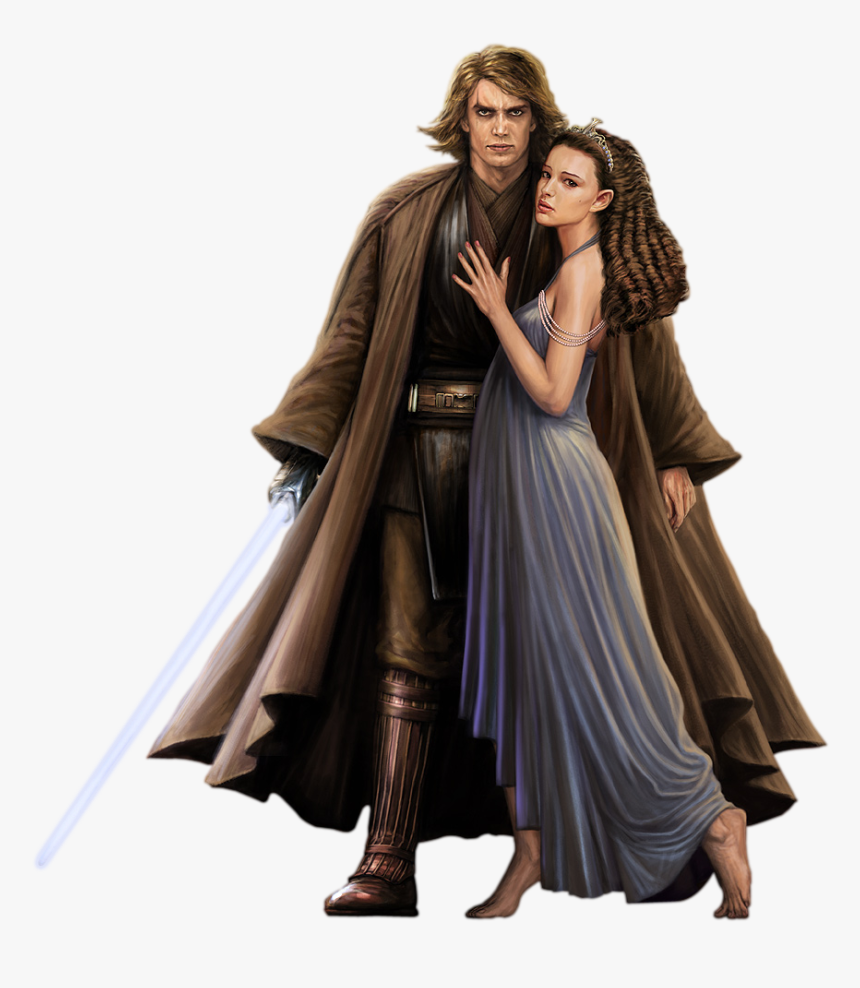 Transparent Anakin Skywalker Png - Luke Skywalker Padmé Amidala, Png Download, Free Download
