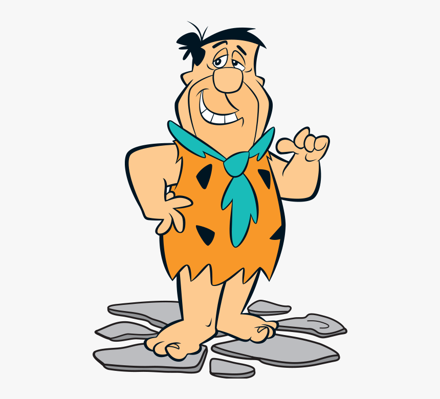 Barney Transparent Fred Flintstone Jpg Free Stock - Fred Flintstone Transpa...