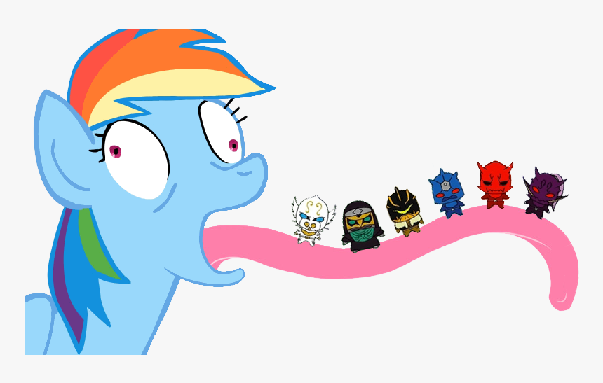 Dashstorm, Derp, Female, Impossibly Long Tongue, Mare, - Pinkie Pie And Rainbow Dash Baby, HD Png Download, Free Download