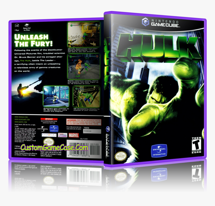 Hulk Gamecube Cover - Hulk Gamecube, HD Png Download, Free Download