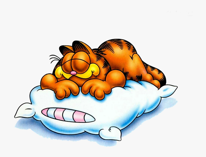 Garfield Sleeping, HD Png Download, Free Download