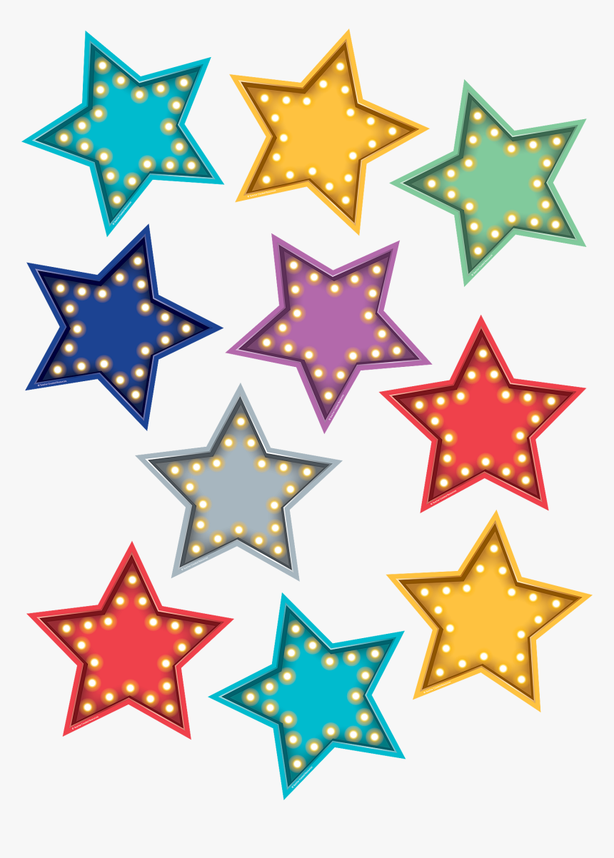 Free Printable Paper Stars Template, HD Png Download kindpng