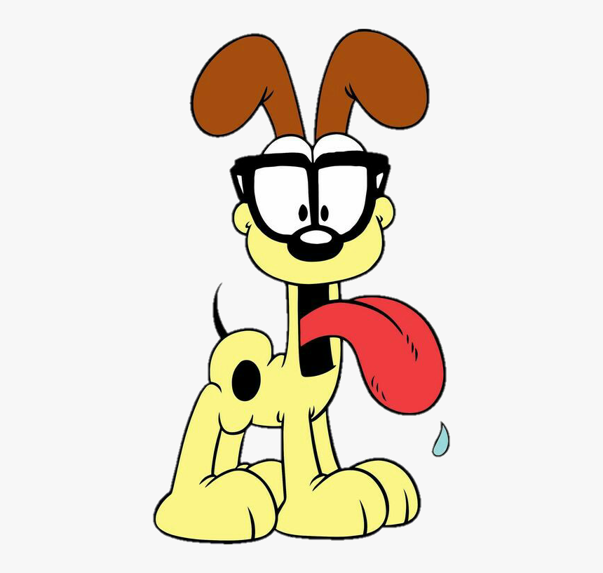Garfield Odie Draw Cutecutedog Cuteanimals - Odie Garfield, HD Png Download, Free Download