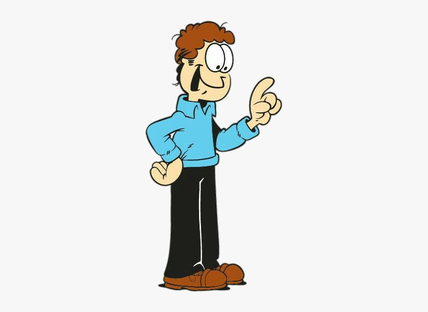 #garfield #jon#people #smile - Adventure Zone John Arbuckle, HD Png Download, Free Download