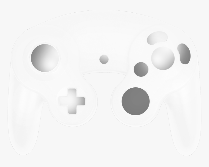 White Gamecube Shell - Game Controller, HD Png Download, Free Download