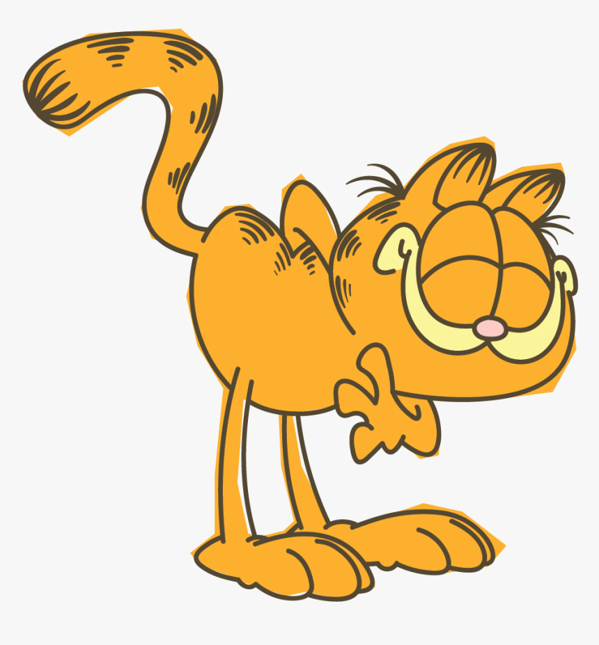 Garfield Line Messaging Sticker , Png Download, Transparent Png, Free Download