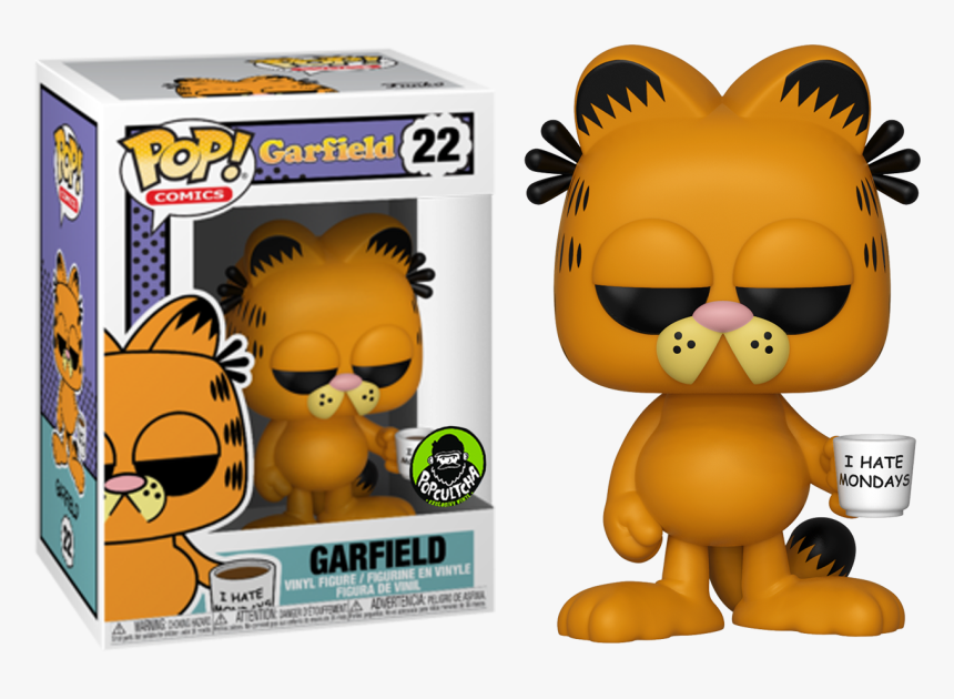 Funko Pop Garfield With Mug, HD Png Download, Free Download