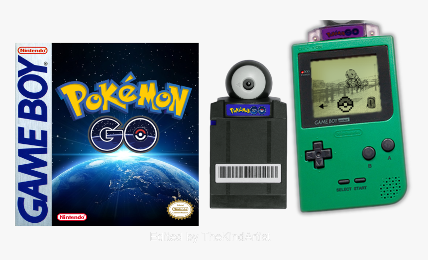 Pokemon Go For Gameboy By Thekindartist On - Pokemon Yellow Box Art, HD Png Download, Free Download