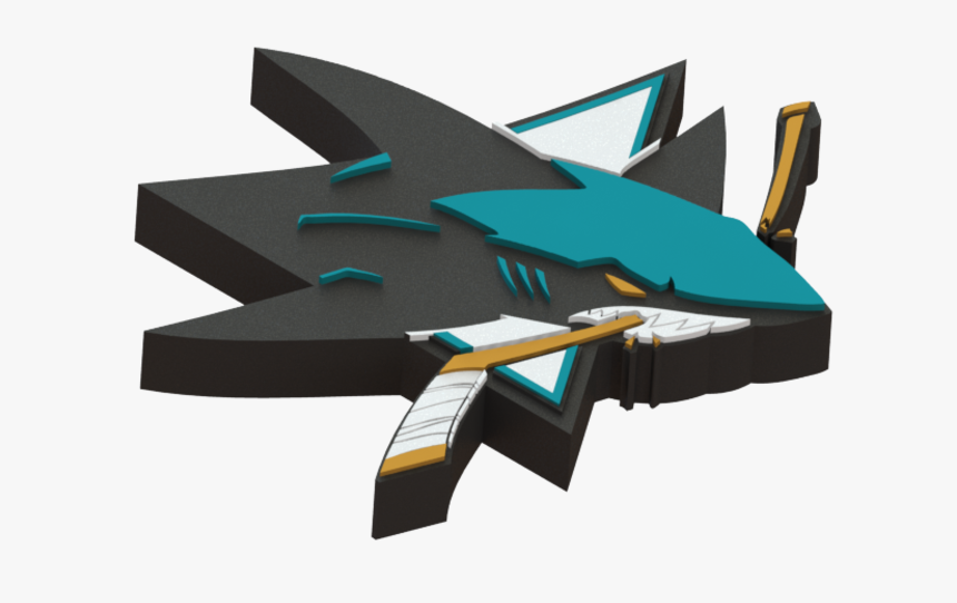 San Jose Sharks 3d Logo, HD Png Download, Free Download