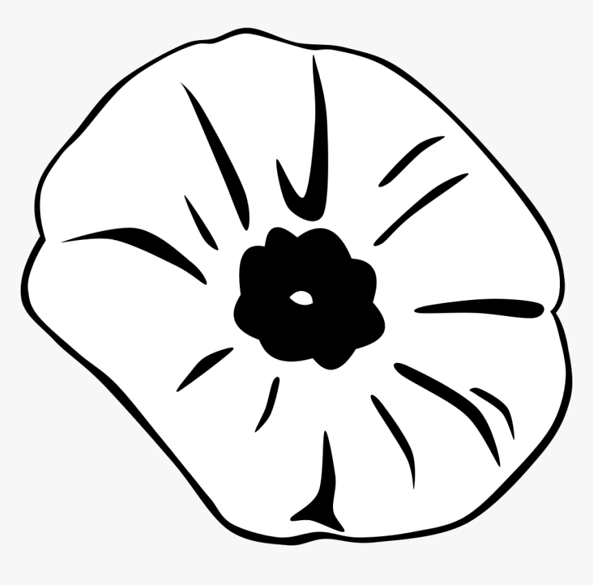 Remembrance - Clipart - Remembrance Day Poppy Drawing, HD Png Download, Free Download