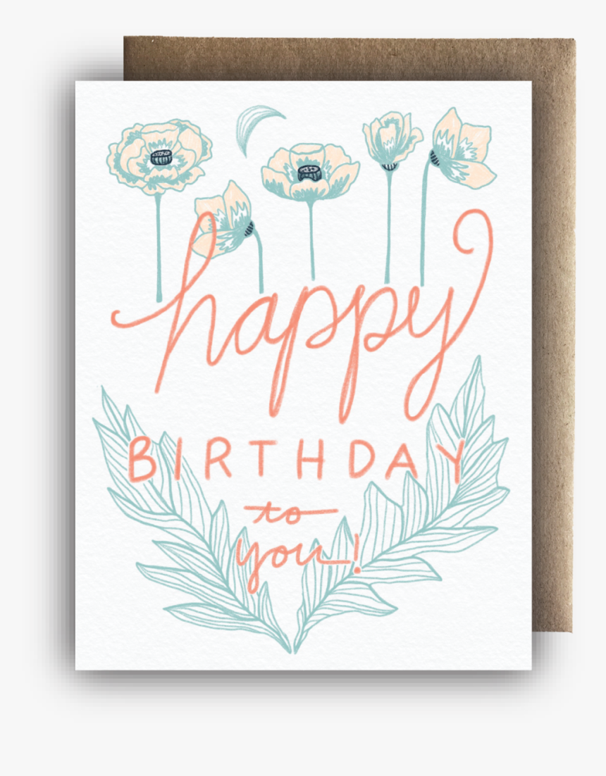 Happy Birthday Poppy - Greeting Card, HD Png Download, Free Download