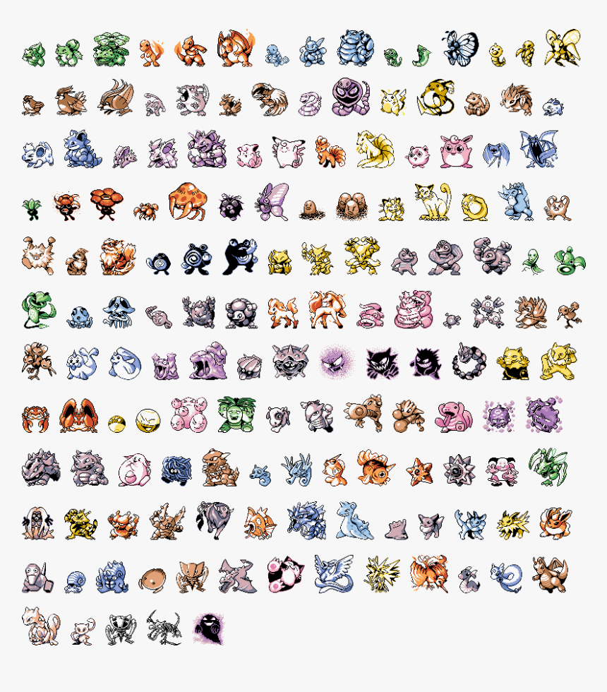 Pokemon Red/Blue Sprites Colorized [OC] - Any Thoughts on how they