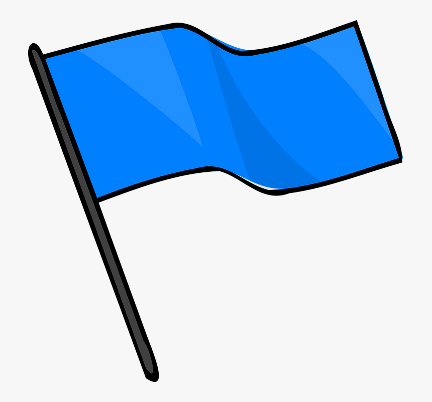 Free Collection Of Flags - Blue Flag Clipart, HD Png Download, Free Download