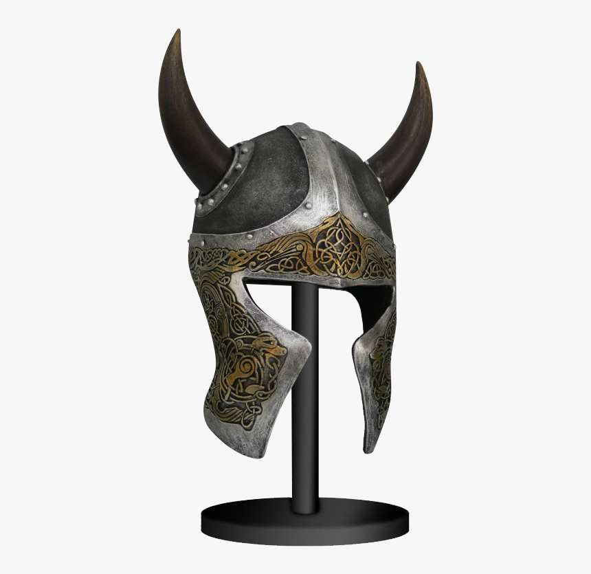 Viking Helmet Sculpture - Ancient Viking Helmet, HD Png Download, Free Download