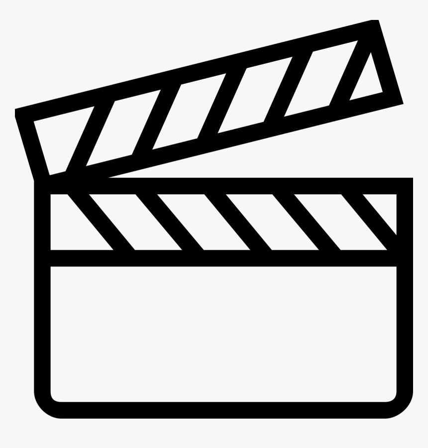 Rule Of Thirds - Movie Clapper Outline Clipart, HD Png Download, Free Download