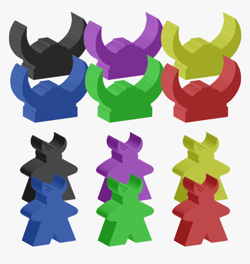 Com Expansions Viking Meeples - Champions Of Midgard Meeples, HD Png Download, Free Download