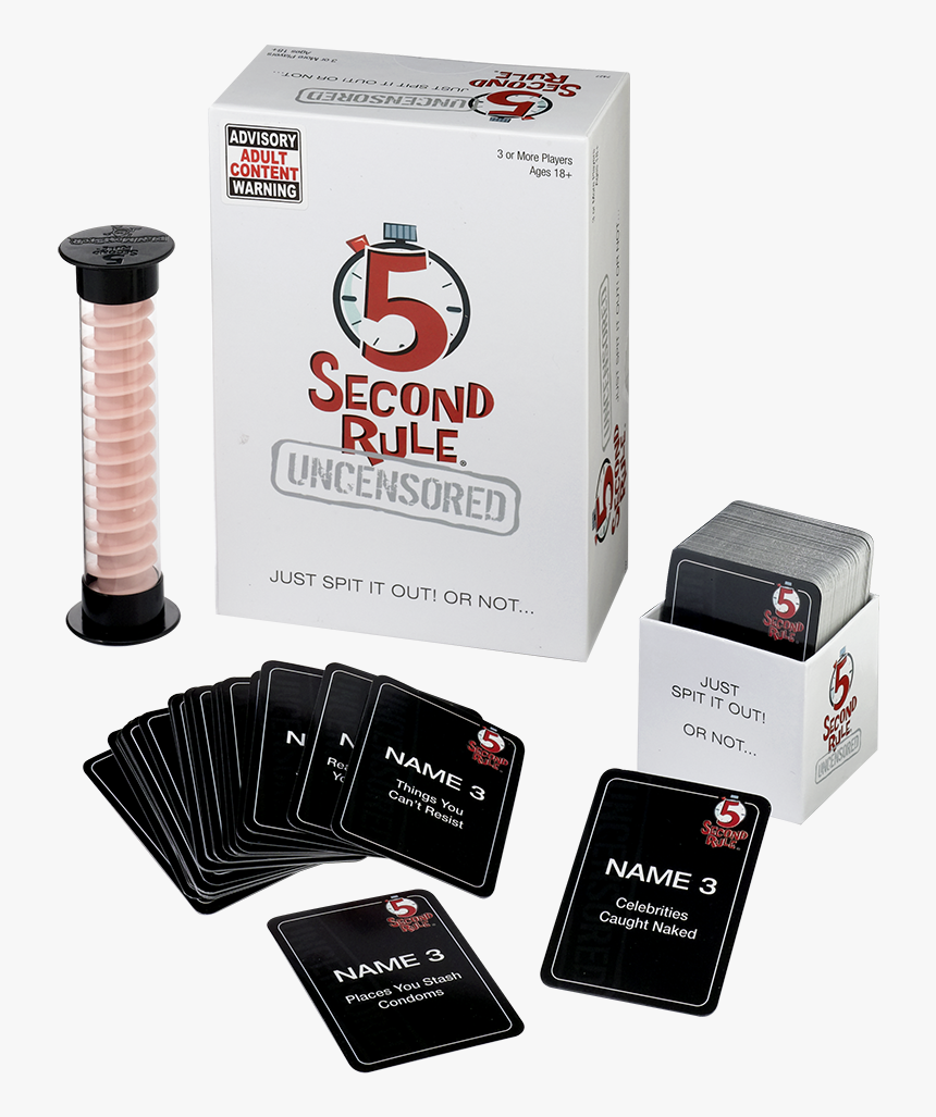 5 Second Rule Logo - 5 Second Rule Uncensored Cards, HD Png Download, Free Download