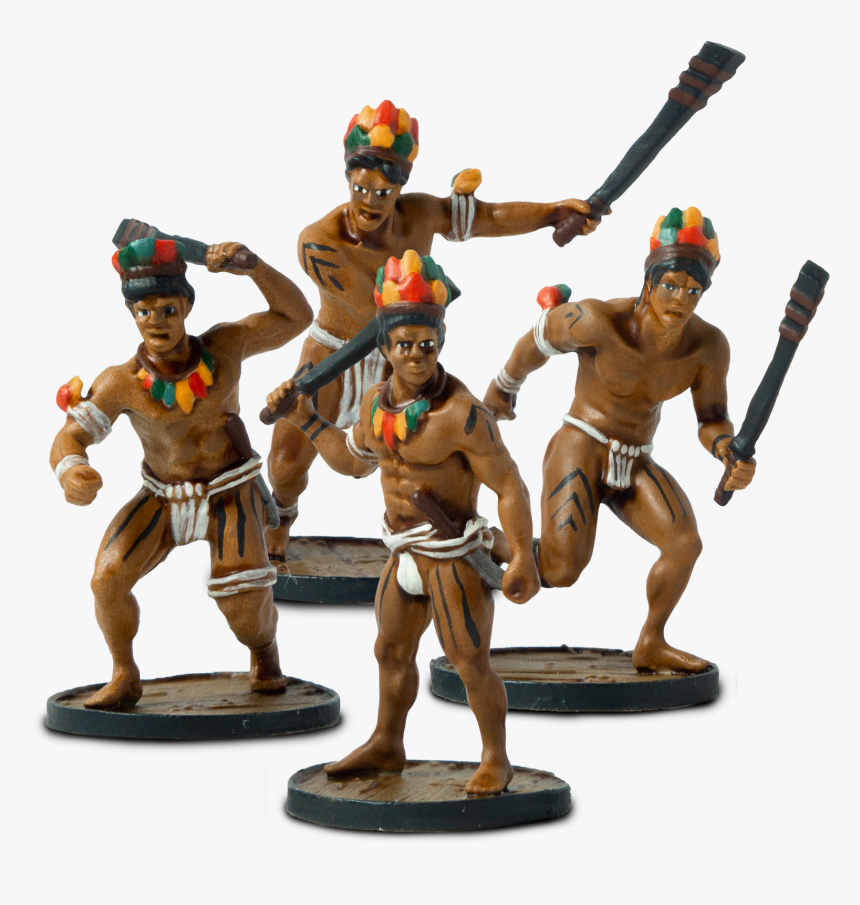 Native Warriors - Native American D&d Minis, HD Png Download, Free Download